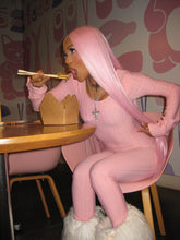 Barbie pink diamond back bodysuit (long sleeve)