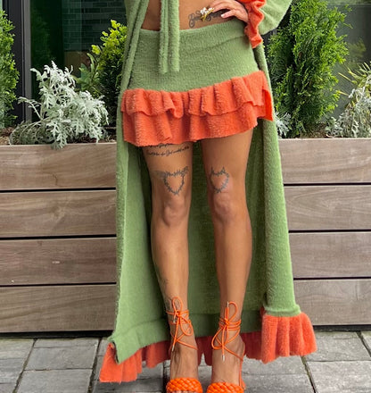 Cactus Sherbet mini skirt