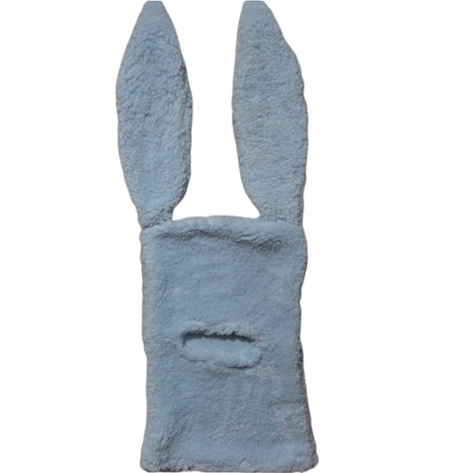Baby Blue bunny plush mask