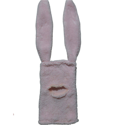 Light Pink bunny plush mask